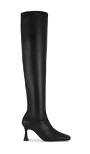 Tony Bianco Fancy Over The Knee Boot in Black | Black Venezia Heeled Boots for Women