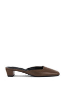 Tony Bianco Harriet Mule in Brown | Liqueur Closed Toe Mules for Women