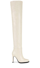 Tony Bianco Hero Heeled Boot in Ivory - Botte à talons Tony Bianco Hero en ivoire - Tony Bianco 象牙色英雄高跟靴 - Tony Bianco Hero-Stiefel mit Absatz in Elfenbein - Tony Bianco 히어로 힐 부츠 아이보리 색상 - Stivaletto con tacco Tony Bianco Hero in avorio