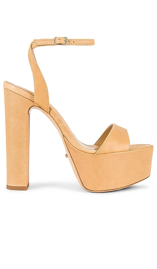 Tony Bianco Joey Platform Sandal in Tan - Sandale à plateforme Tony Bianco Joey en beige - Tony Bianco Joey 黄褐色厚底凉鞋 - Tony Bianco Joey Plateausandale in Hellbraun - Tony Bianco Joey 플랫폼 샌들(탠 색상) - Sandalo con plateau Joey Tony Bianco color marrone chiaro