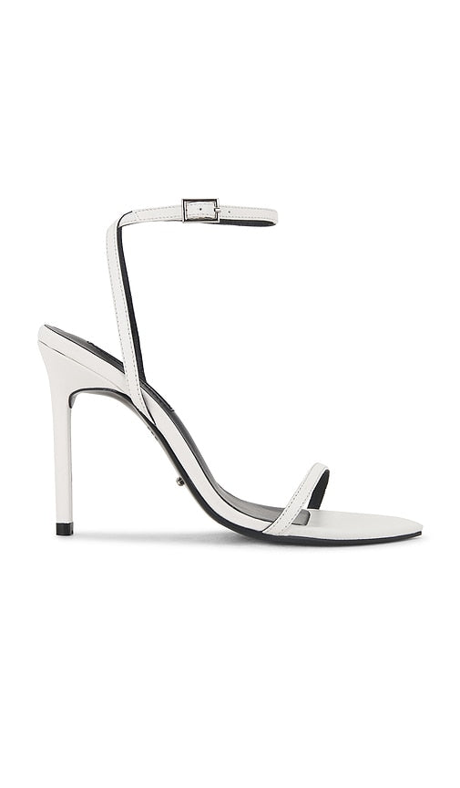 Tony Bianco Micky Sandal in White | White Open Toe Heels for Women