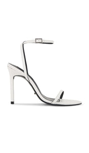 Tony Bianco Micky Sandal in White | White Open Toe Heels for Women