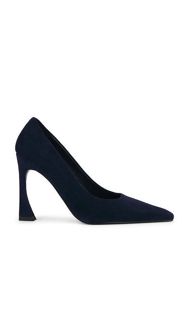 Tony Bianco Swish Pump in Navy | Navy Suede Pump Heels for Women