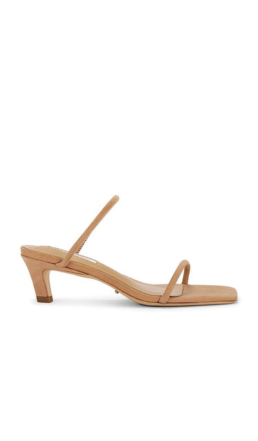 Tony Bianco Tash Sandal in Tan | Skin Phoenix Heeled Sandals for Women