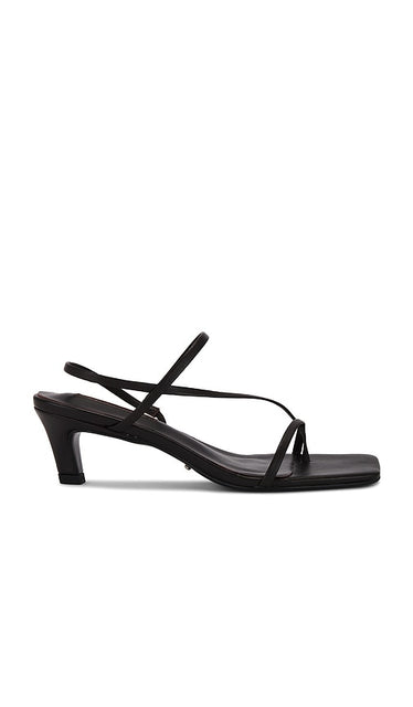 Tony Bianco Tulip Sandal in Chocolate | Chocolate Open Toe Heels for Women
