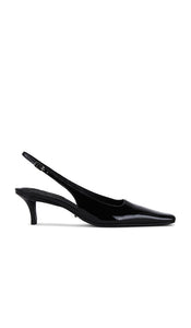 Tony Bianco Zaaki Pump in Black | Black Patent Pump Heels for Women