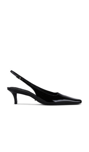 Tony Bianco Zaaki Pump in Black | Black Patent Pump Heels for Women
