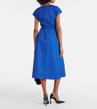 Tory Burch Belted cotton poplin midi dress