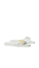 Tory Burch Buckle Slide in White