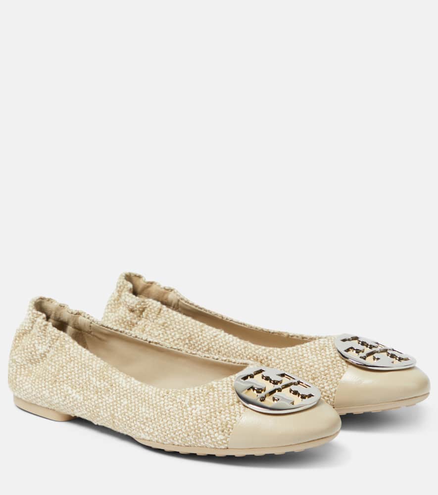 Tory Burch Claire tweed ballet flats