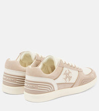 Tory Burch Clover Court suede and leather sneakers