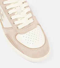Tory Burch Clover Court suede and leather sneakers