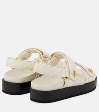 Tory Burch Double T leather sandals