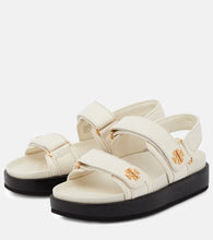 Tory Burch Double T leather sandals