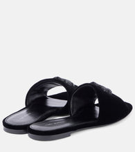 Tory Burch Eleanor velvet slides