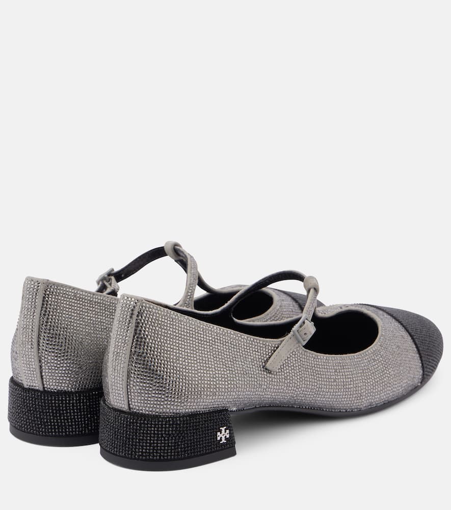 Tory Burch Embellished Mary Jane flats