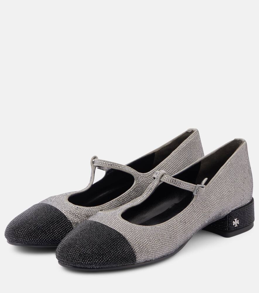 Tory Burch Embellished Mary Jane flats