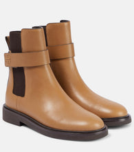 Tory Burch Embossed leather Chelsea boots
