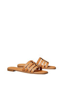 Tory Burch Ines Cage Slide in Brown