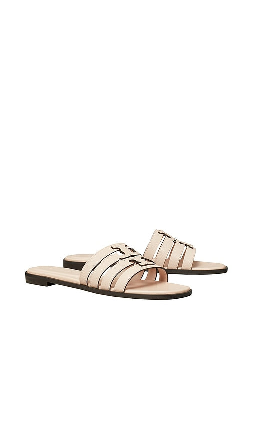 Tory Burch Ines Cage Slide in Nude