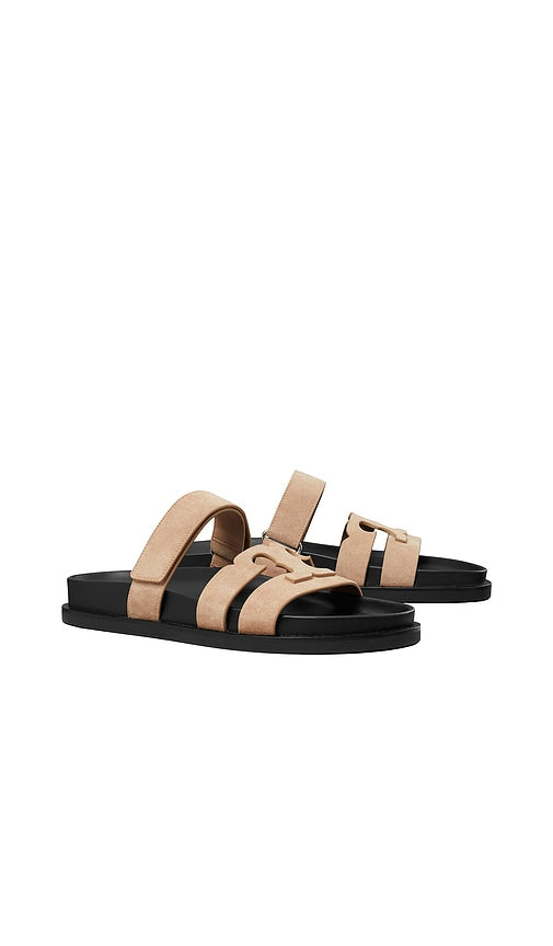 Tory Burch Ines Sport Slide in Beige