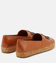 Tory Burch Ines leather platform espadrilles