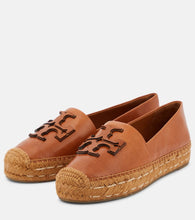 Tory Burch Ines leather platform espadrilles
