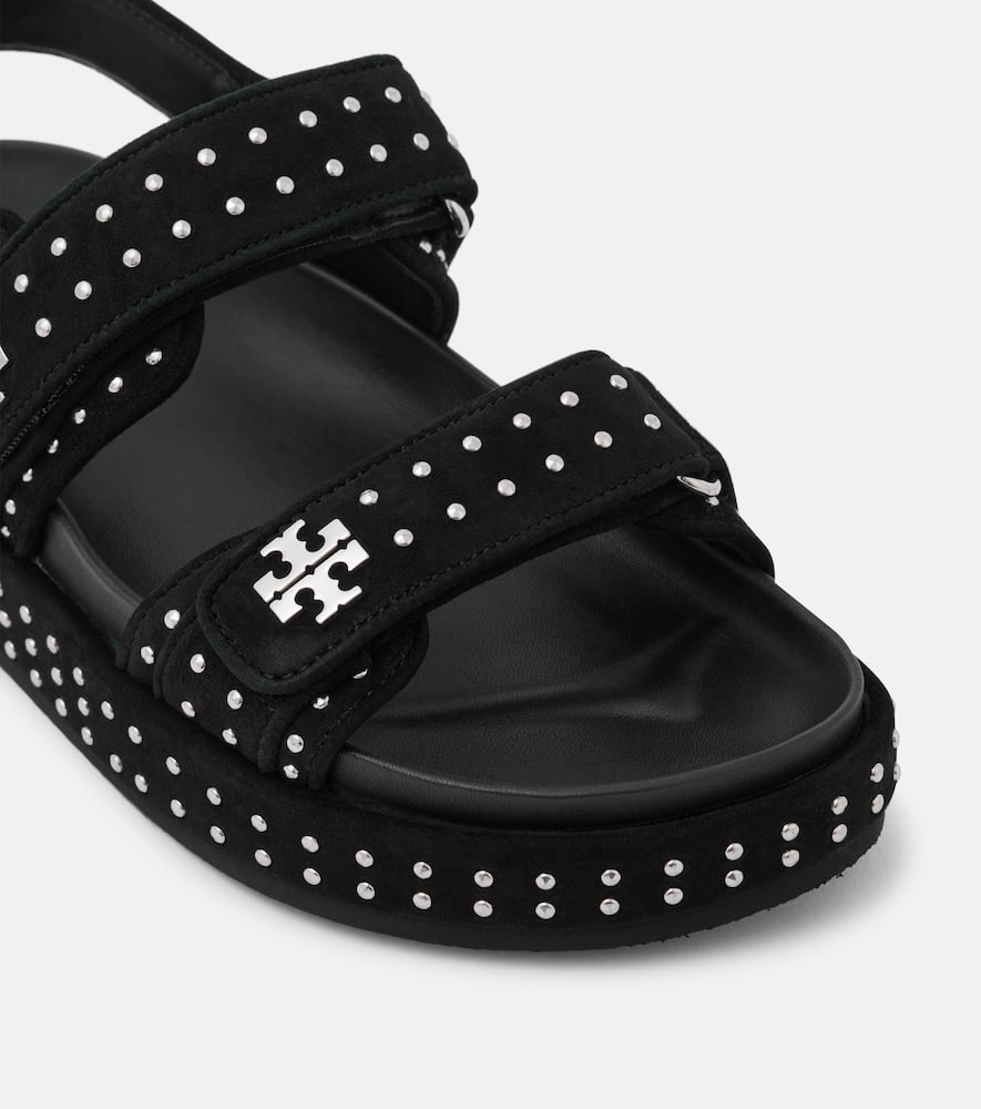 Tory Burch Kira Stud suede sandals