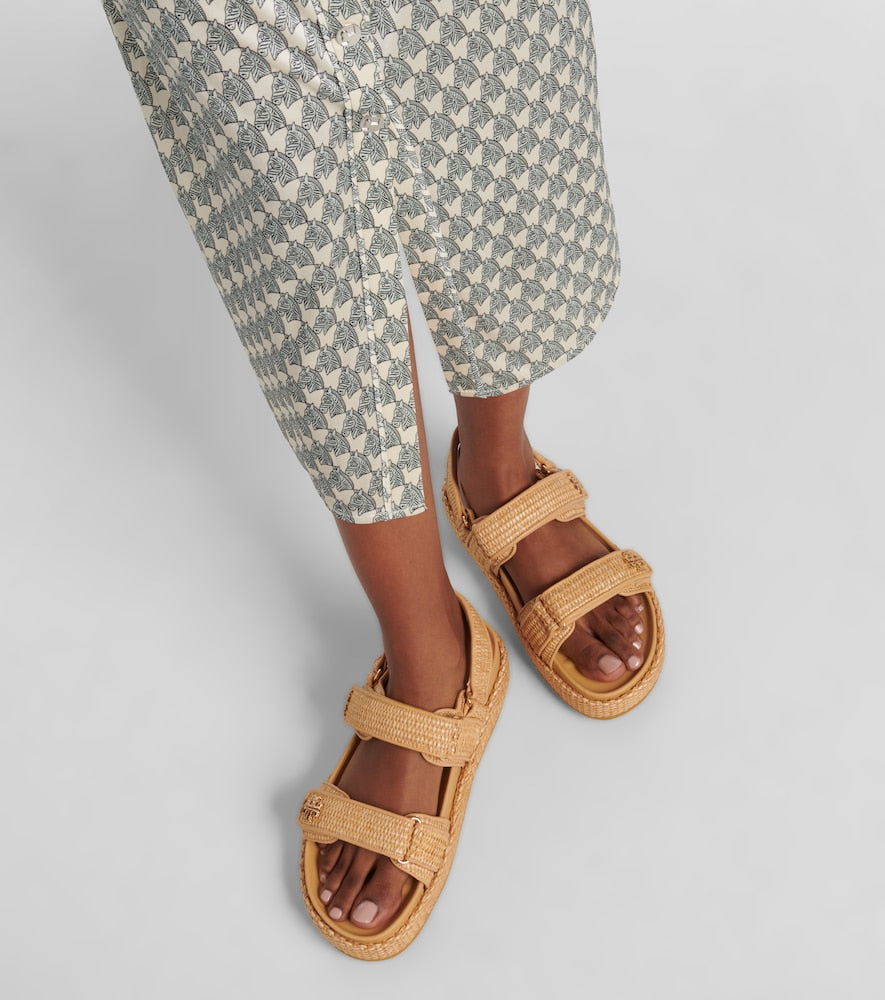 Tory Burch Kira raffia sandals