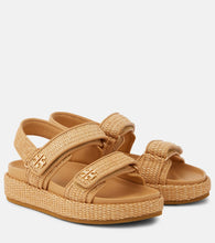 Tory Burch Kira raffia sandals - Tory Burch Kira 拉菲草凉鞋