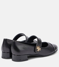 Tory Burch Logo leather Mary Jane pumps