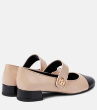Tory Burch Logo leather Mary Jane pumps
