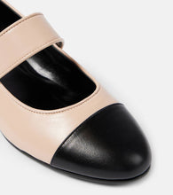 Tory Burch Logo leather Mary Jane pumps