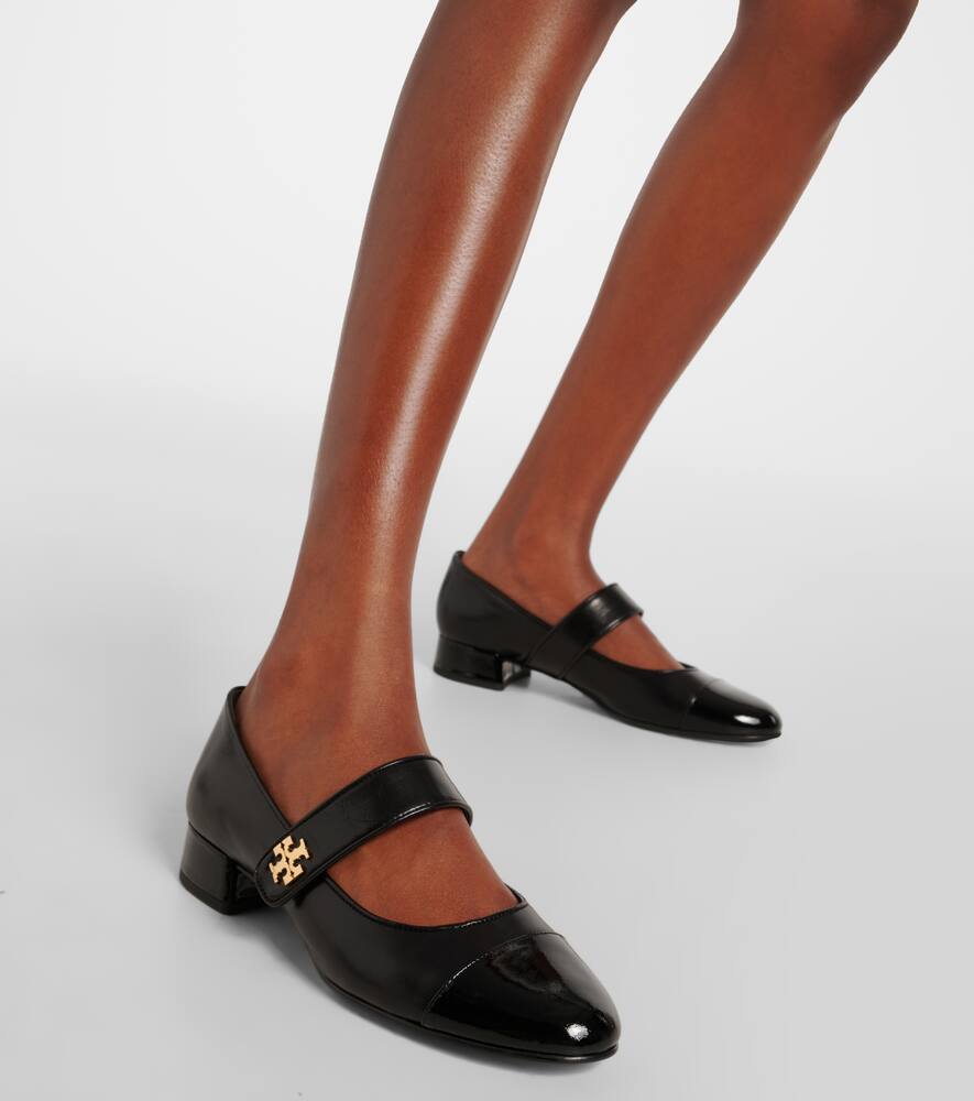 Tory Burch Logo leather Mary Jane pumps