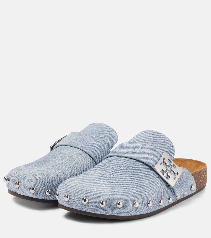 Tory Burch Mellow studded suede clogs