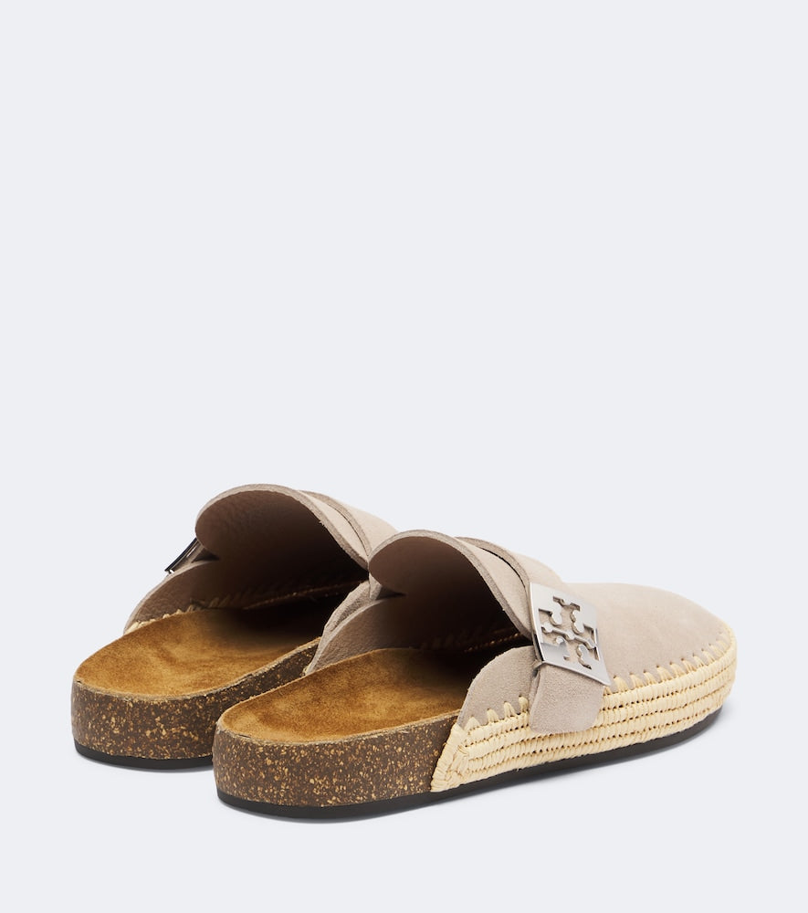 Tory Burch Mellow woven suede clogs