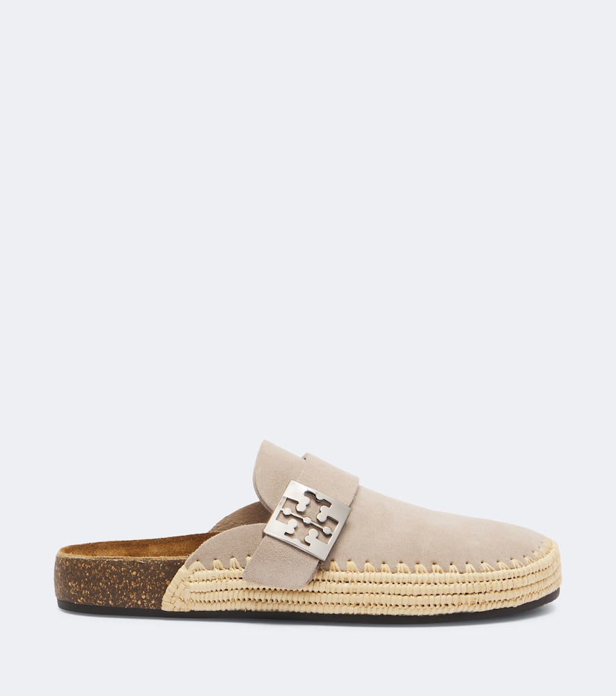 Tory Burch Mellow woven suede clogs