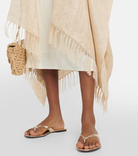 Tory Burch Metallic leather thong sandals