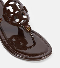 Tory Burch Miller patent leather thong sandals