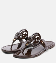 Tory Burch Miller patent leather thong sandals