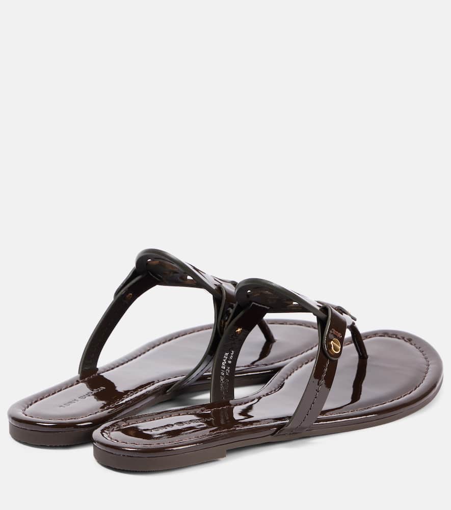Tory Burch Miller patent leather thong sandals