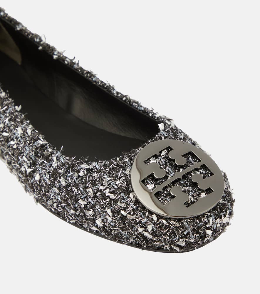 Tory Burch Minnie Travel embellished ballet flats