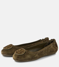 Tory Burch Minnie Travel suede ballet flats