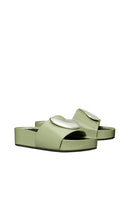 Tory Burch Patos Platform Slide in Green
