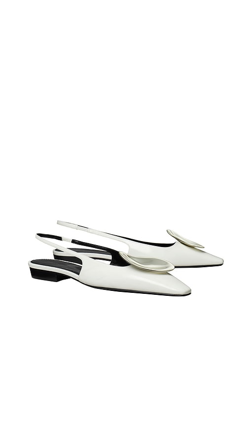 Tory Burch Patos Slingback Flat in White