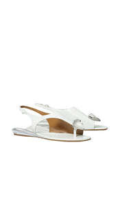 Tory Burch Patos Slingback Sandal in White