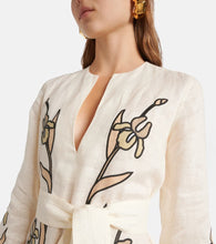 Tory Burch Printed linen kaftan