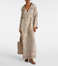 Tory Burch Printed linen tunic