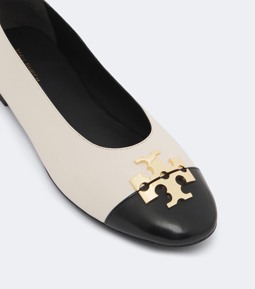 Tory Burch Charlie leather ballet flats (Beige) - Ballerina Flats
