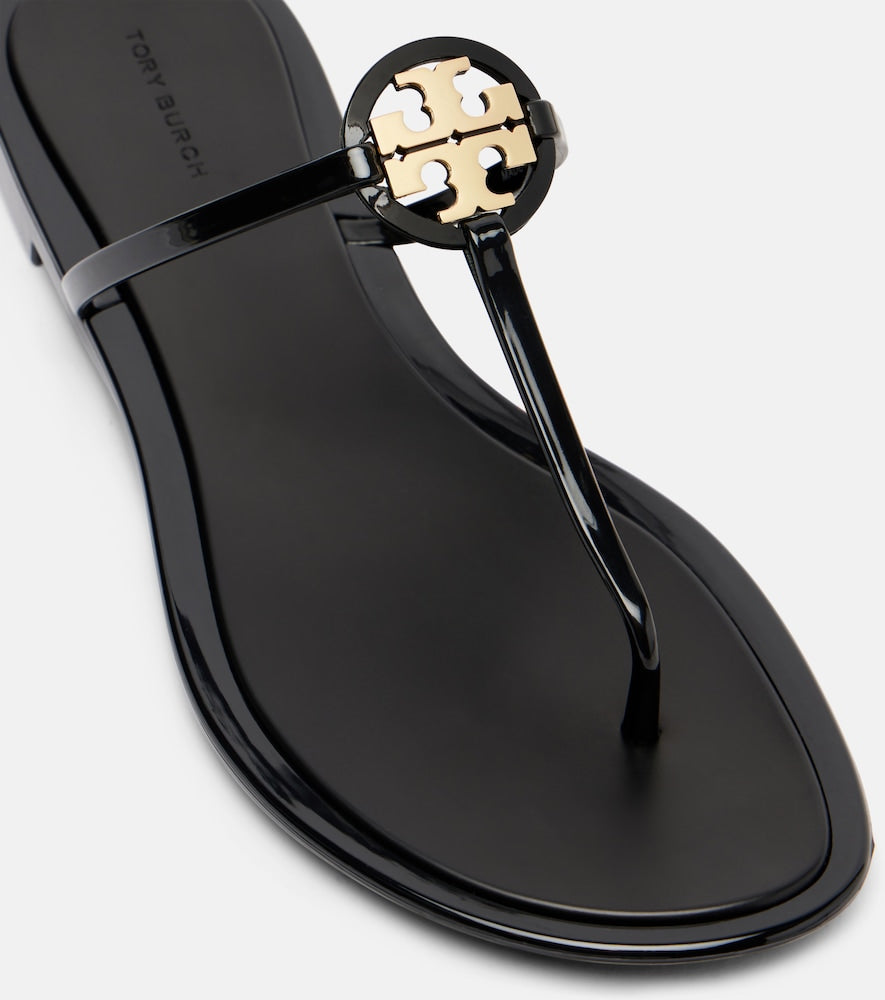 Tory Burch Embellished thong sandals in Black - Flat Sandals